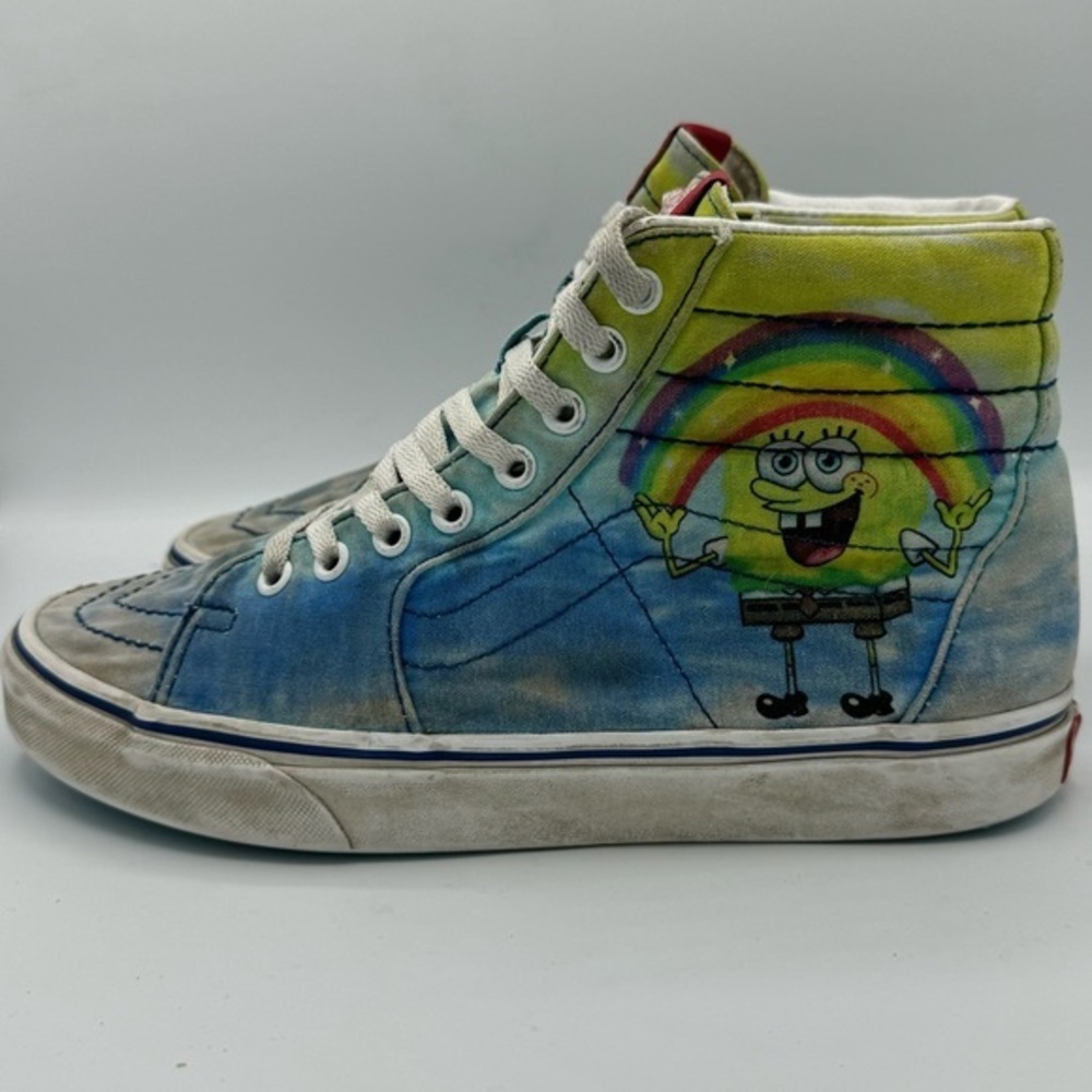 Vans Off The Wall Men's X SpongeBob SquarePants Imaginaaation Sk8-Hi Skate Shoes